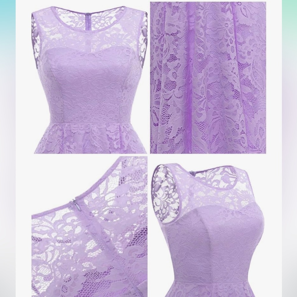 Muadress | size medium | lavender high low dress - Picture 5 of 14